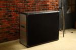 Mirror Steel Vintage Leather Steamer Trunk 5 Drawers Black Genuine Leather