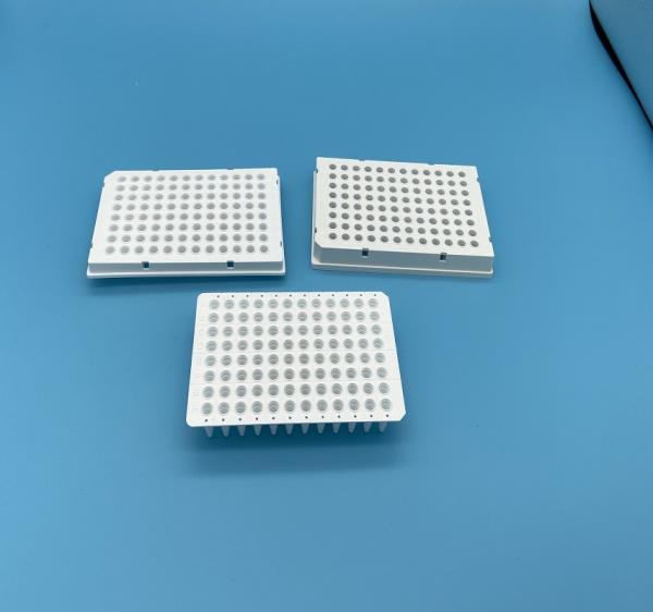 Buy cheap Semi Skirted Deep Well PCR Plates White 0.2ml PCR 96 Well PCR Plate from wholesalers