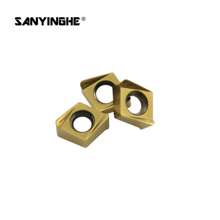 PCD Turning Inserts For Aluminum Face Milling Apkt160408 Pcd Cutting Tools