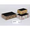 Buy cheap Bathroom 3 Sets PU Leather Printed Wooden Food Tray from wholesalers