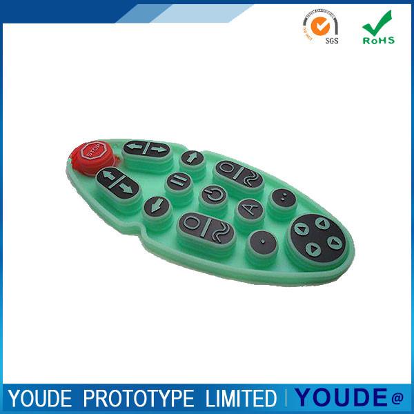 Buy cheap Small Order Rubber Prototyping Services Vacuum Casting Silicone Rubber Press Key from wholesalers