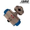 Buy cheap Pneumatic Three-Way Ball Valve With Wedge Sealing from wholesalers