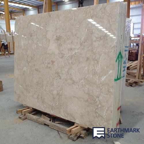 Buy cheap Crema Dora Beige Marble Slab from wholesalers