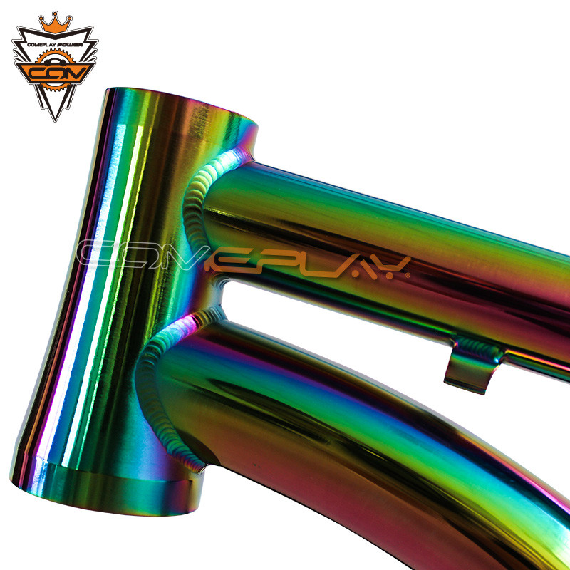 Tapered 26 Hardtail Mountain Bike Frames PVD Anoxide Electric Plating