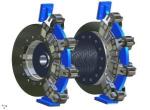 Dual Loop 2X20L/Min 135kN.M Hydraulic Disk Brakes