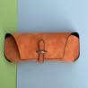 Buy cheap Imitation Leather Flocking Foldable Eyeglass Case Bag Damage Resistant from wholesalers