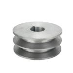 Type B Double V Belt Pulley GG20 Gray Iron Casting Pulley Farm Equipments Parts