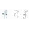 Buy cheap 2 Holes 40GHz Flange Female RF Connector Stainless Steel Material Nickel Plated from wholesalers