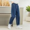 Buy cheap 55% Flax 45% Cotton Girls Spring Pants Thin Loose Casual Knickerbockers from wholesalers