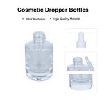 25ml Clear Glass Cosmetic Dropper Bottles