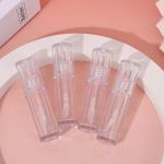 Transparent Silicone Brush Head Plastic Lip Glaze Tube 4.5ml