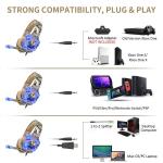 Kotion Each G2600 50mm 2.2m Camouflage Gaming Headset