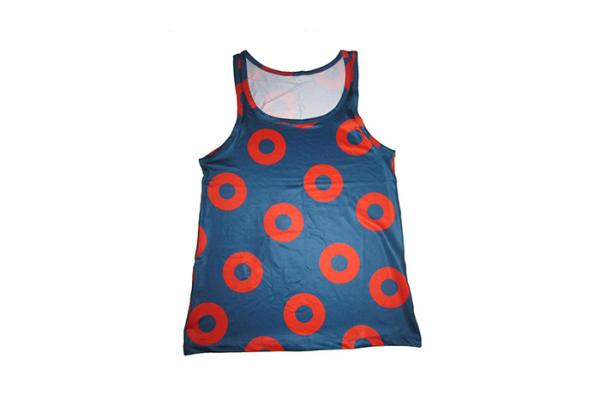 Buy cheap Custom Breathable Donut Tank Top , 100 Polyester Quick Dry Womens Tops from wholesalers