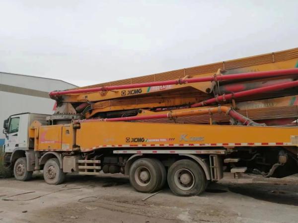 Buy cheap Advanced Technology 2017 Orange Mercedes Benz Heavy Equipment 52m Concrete Pump Truck from wholesalers