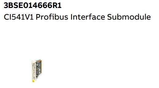 Buy cheap CI541V1 3BSE014666R1 ABB Profibus Interface Submodule from wholesalers