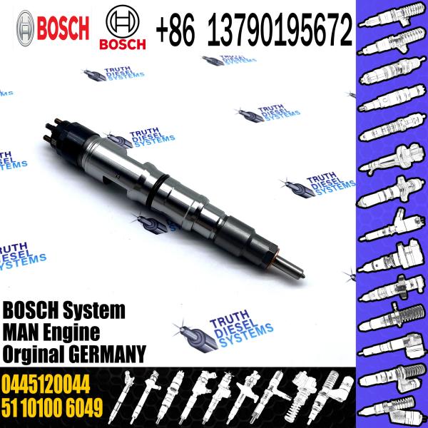 Buy cheap Inyectores Diesel Engine Assy Fuel Common Rail Injector 0 445 120 044 0445120044 For MAN TRUCK TGA-24-480 from wholesalers