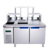 Buy cheap OEM Adjustable Shelving Milk Tea Counter With Water Outlet from wholesalers