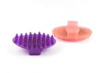 Durable Horse Grooming Curry Comb , Purple Horse Massage Soft Curry Comb