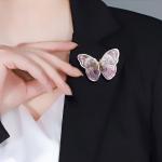Handmade Custom Butterfly Brooch – Elegant Jewelry Gift, Hypoallergenic &