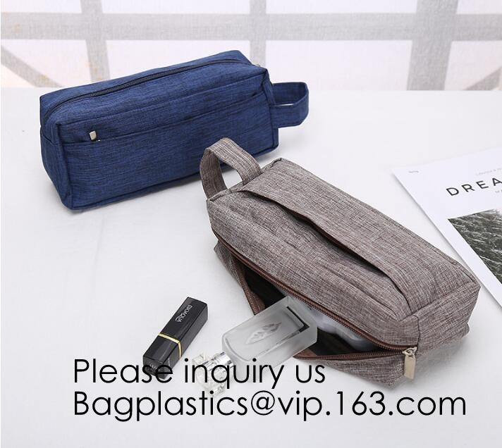 Customized luxury canvas Korean makeup pouch travel cosmetic bag,Promotional Eco friendly Cotton Canvas Zipper Makeup Co