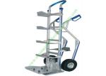 Aluminum Bottled Water Tray Wire Shopping Trolley , Heavy Duty Foldable Hand