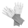 Buy cheap 13 Inch White Extended PU Coated Top Fit Gloves PU Polyester Working Glove from wholesalers