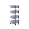 Buy cheap Tall 95.5cm Large Plastic Laundry Basket 3 Tier Laundry Basket With Wheels from wholesalers