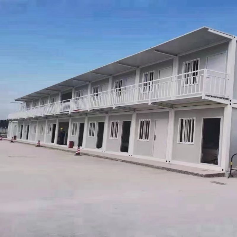 Outdoor Portable Bathroom Unit with Sandwich Panel Assembled Fat Pack Container House