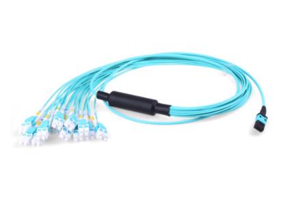 Buy cheap XDK Mtp To Lc Breakout Cable , 9/125 12 Core Single Mode Fiber Optic Cable from wholesalers