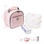 Round Shape Freezable Thermal Cooler Lunch Bags For Women