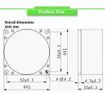RS422 Output UNIVO UBTP400Y Small Inertial Seeker North Finder Fiber Optic