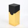 Buy cheap Luxury rigid fip open top Single bottle Wine Packaging Box with full size black foil logo from wholesalers
