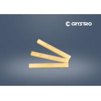 Buy cheap 4mm X 4mm X 50mm La3Ga5SiO14 LGS Single Crystal With Au Coating Bar product