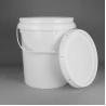 Buy cheap White 22L 5 Gallon Plastic Buckets Plastic Paint Pail With Lid from wholesalers