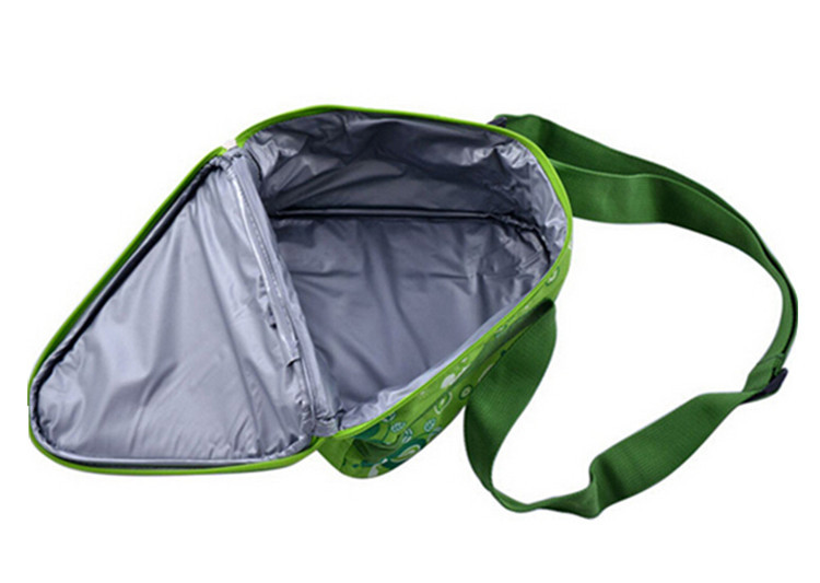 Triangle 600D Polyester Insulated Cooler Bag Picnic Insulated Lunch Box With PEVA Lining