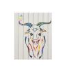 Buy cheap Chinese Culture Zodiac Colorful Animal Paintings , Twelve Animals Ox Wall Arts For Home from wholesalers