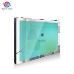 43" Mirror LCD Display For Outdoor Transmittance 50% Media Player