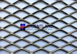 Heavy Duty Carbon Steel Expanded Metal Mesh / Architectural Metal Mesh Fabric