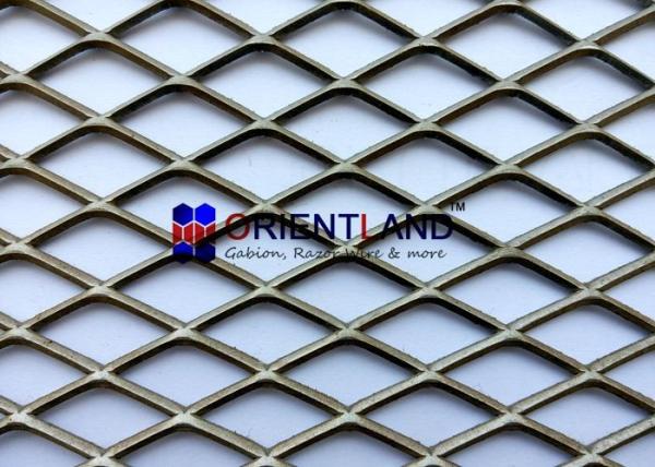 Buy cheap Heavy Duty Carbon Steel Expanded Metal Mesh / Architectural Metal Mesh Fabric from wholesalers