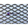 Buy cheap Heavy Duty Carbon Steel Expanded Metal Mesh / Architectural Metal Mesh Fabric from wholesalers