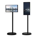 60Hz 21.5 Inch Smart TV 1920x1080 Portable Stand TV Android 12