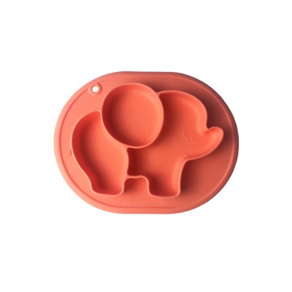 Buy cheap Food Feeding Elephant Silicone Baby Plates Customized Kids Dinning Plate Bpa Free from wholesalers