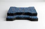 Outdoor Interlocking Rubber Deck Paver Thick 20-50mm Soundproof