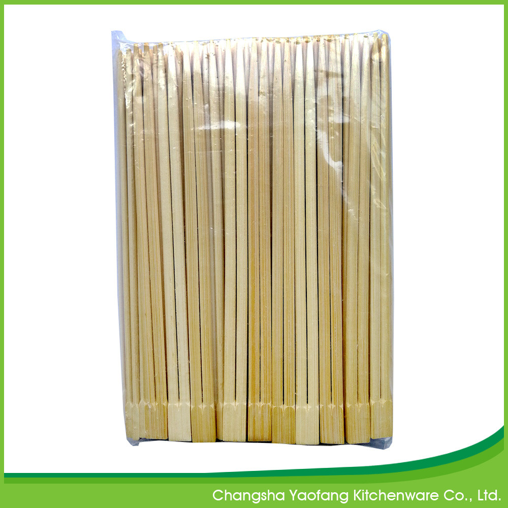 Double Tube Customized Bamboo Disposable Chopsticks 21cm For All Age