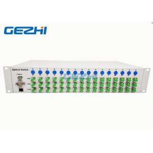 China Benchtop Rack Mounted 16 Pairs 1x2 Optical Switch Equipment on sale