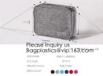 Trend Design Velvet Quilted Cosmetic Bag,Customized 2pcs Set Makeup Bag,
