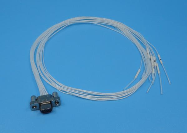 Buy cheap 500 Cycles Durability Rectangular J30j Connector With 500mm AFR250 White Cable from wholesalers