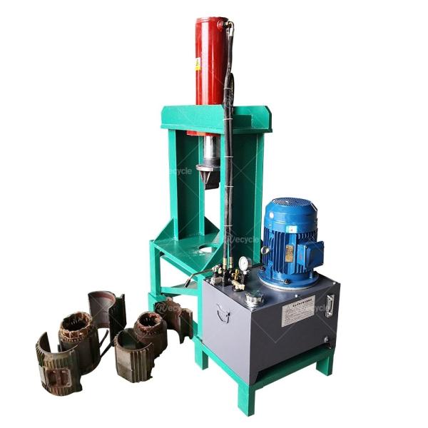 Buy cheap 545 kg Blue Technology Scrap Motor Recycling Compressor Dismantling Recycling Machine from wholesalers