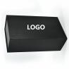 Buy cheap Custom Paper Folder Box Packaging Luxury Black Foldable Paper Gift Box With Ribbon from wholesalers