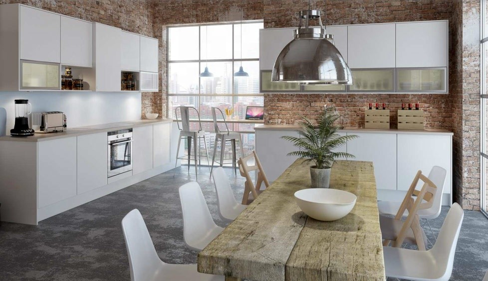 Blum Modern Modular Kitchen Cabinets